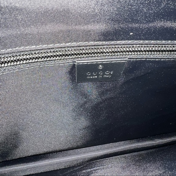 GUCCI WEB WRISTLET SUPREME CLUTCH GG MONOGRAM - Picture 5 of 9